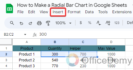 How to Make Radial Bar Chart in Google Sheets 6