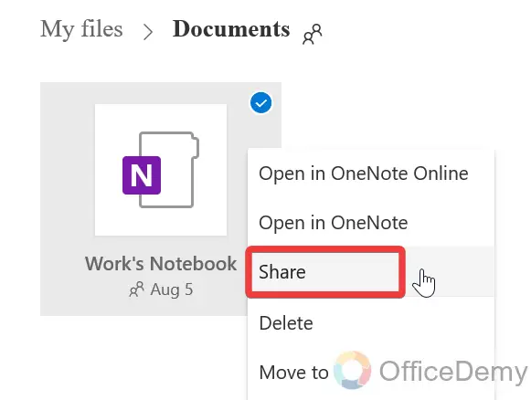 How to Share Files on OneDrive 13
