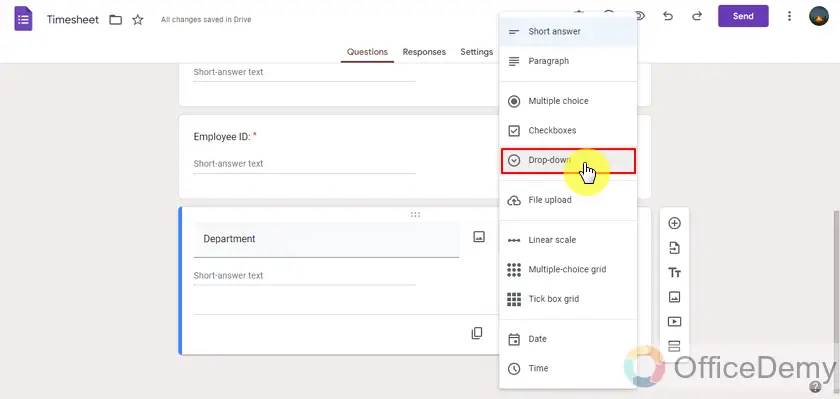 How to create a timesheet in google forms 10