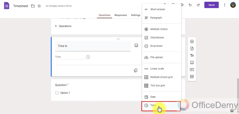 How to create a timesheet in google forms 12