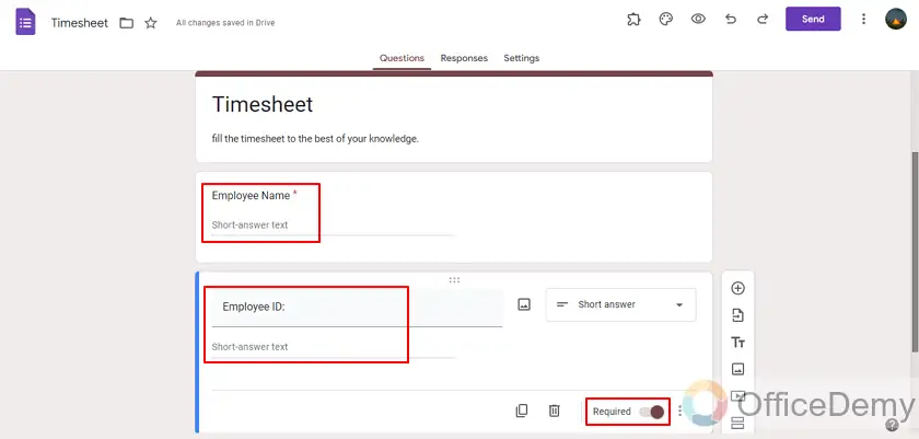 How to create a timesheet in google forms 8