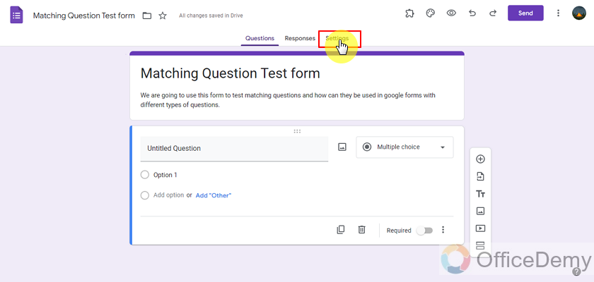 How to make a matching question in Google Forms 7