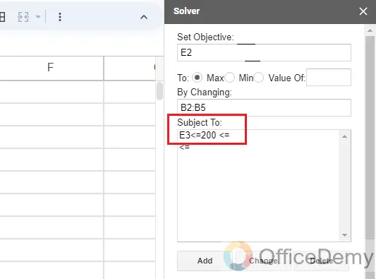 How to use solver in Google Sheets 16