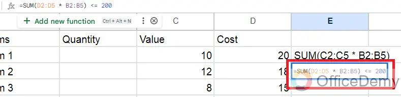 How to use solver in Google Sheets 9