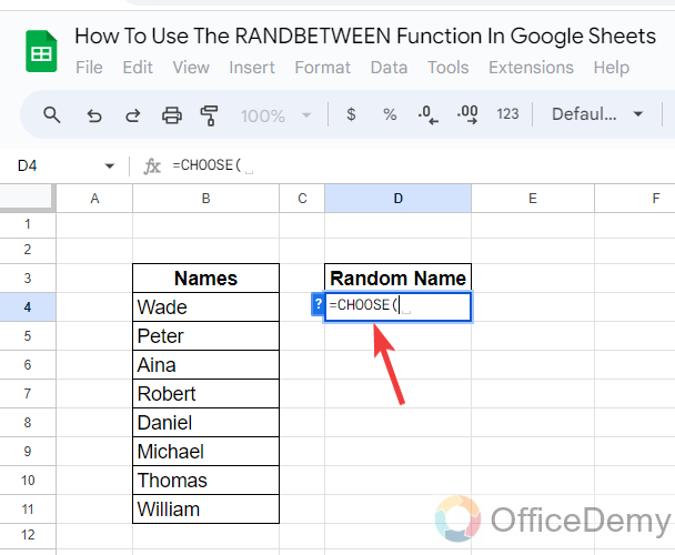How to use the RANDBETWEEN Function in Google Sheets 18