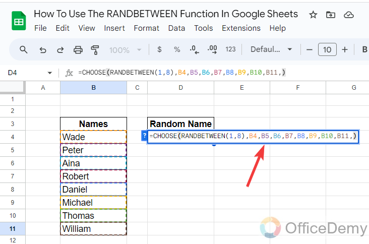 How to use the RANDBETWEEN Function in Google Sheets 21