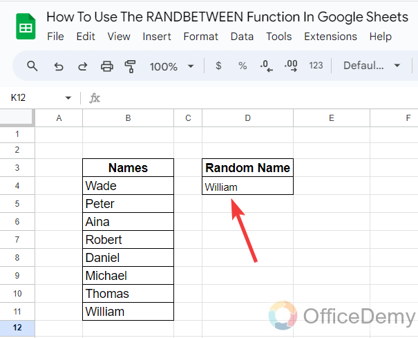 How to use the RANDBETWEEN Function in Google Sheets 22