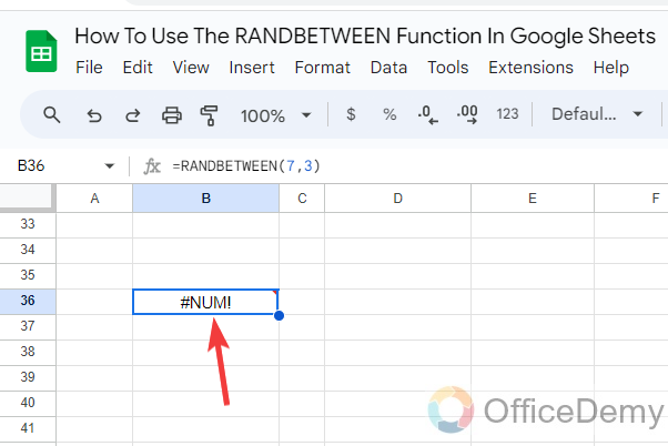How to use the RANDBETWEEN Function in Google Sheets 24