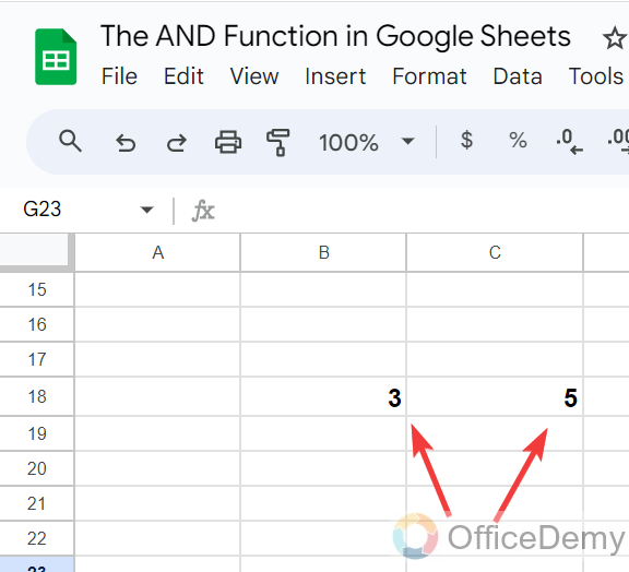 The AND Function in Google Sheets 1