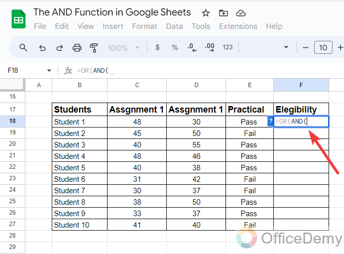 The AND Function in Google Sheets 13