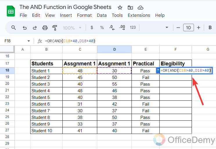 The AND Function in Google Sheets 14