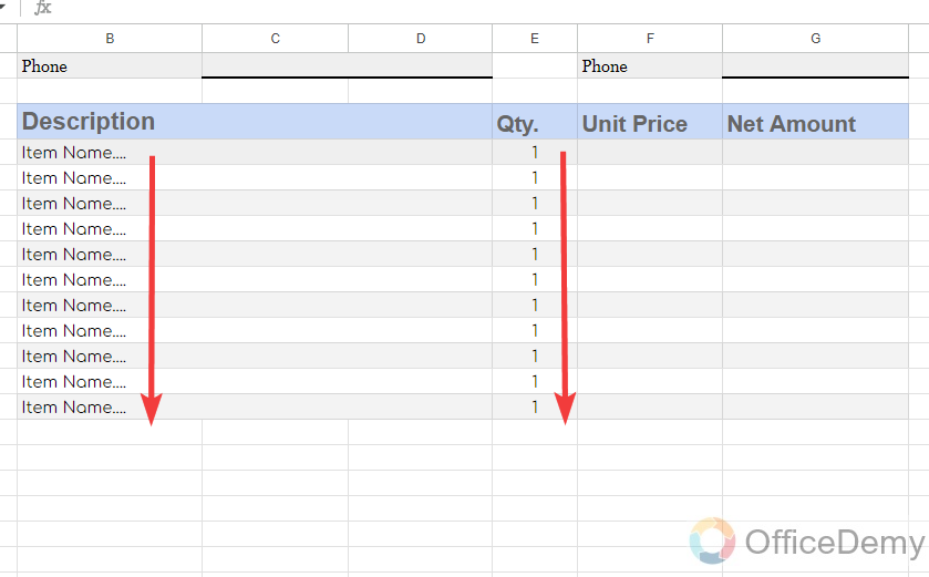 how to create an invoice template in google sheets 10