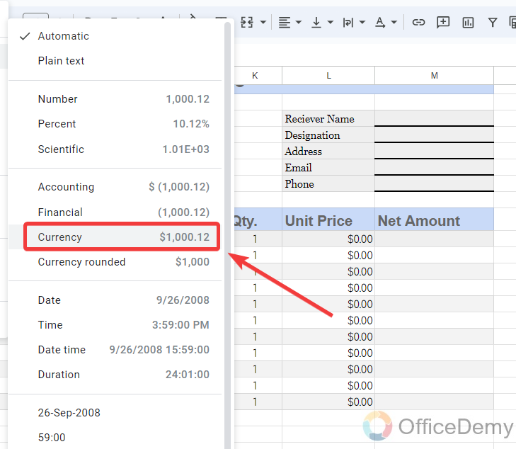 how to create an invoice template in google sheets 11