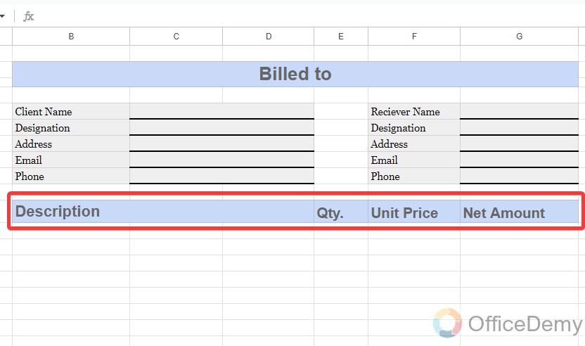 how to create an invoice template in google sheets 9