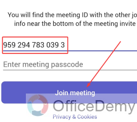 how to join microsoft teams meeting with code 11