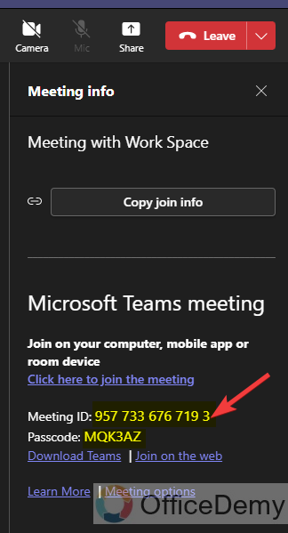 how to join microsoft teams meeting with code 15