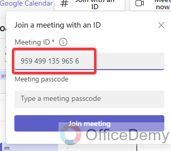 how to join microsoft teams meeting with code 4