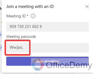 how to join microsoft teams meeting with code 7