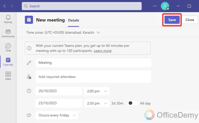 how to schedule a microsoft teams meeting 15