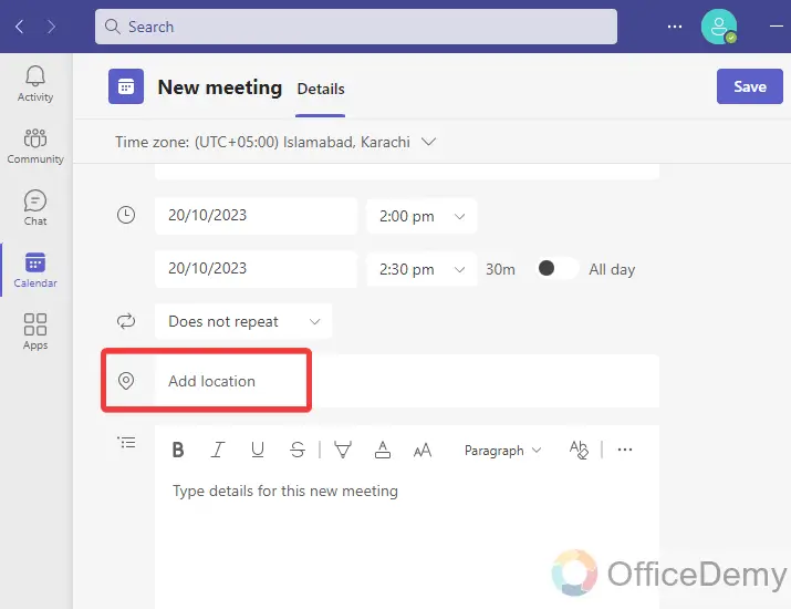 how to schedule a microsoft teams meeting 6