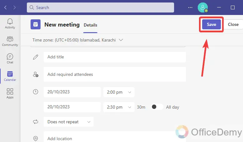 how to schedule a microsoft teams meeting 8