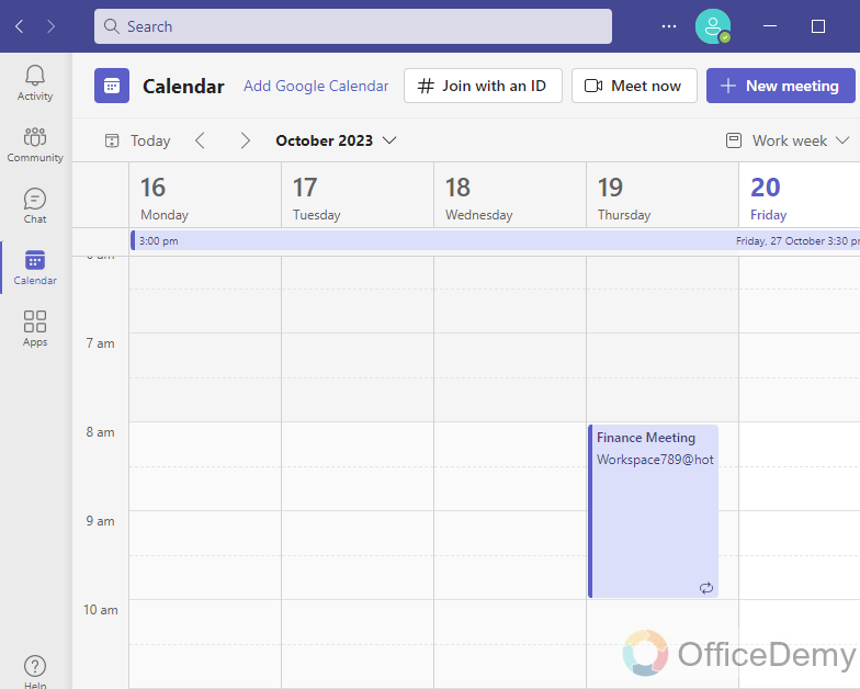 how to schedule a microsoft teams meeting 9