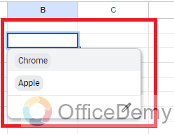 how to set default values for cell in Google Sheets 9