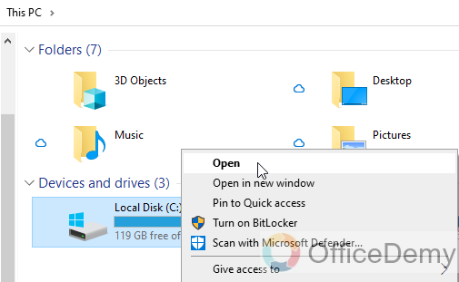 How to Create Desktop Shortcut for OneDrive Folder 3