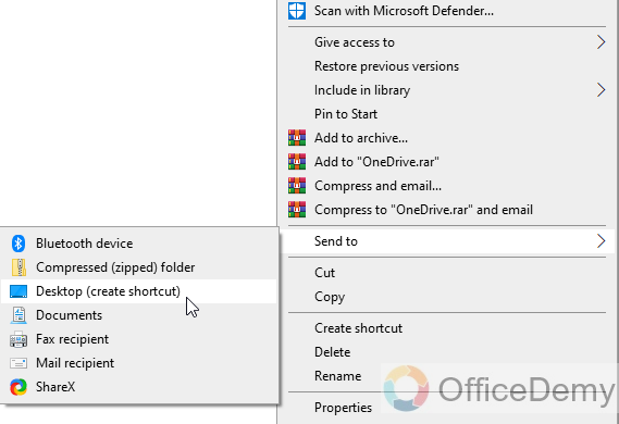 How to Create Desktop Shortcut for OneDrive Folder 9