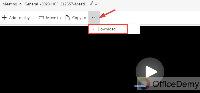 How to Download Microsoft Teams Recording 4