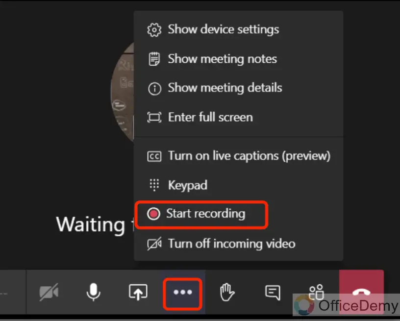 How to Record Microsoft Teams Meeting 6
