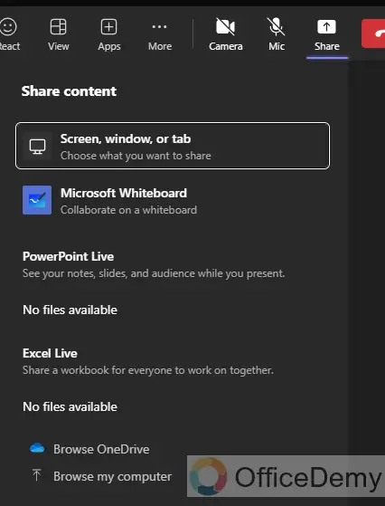 How to Share Screen on Microsoft Teams 4
