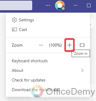 How to Zoom in on Microsoft Teams 2