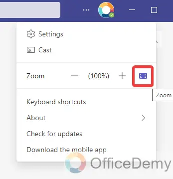 How to Zoom in on Microsoft Teams 8