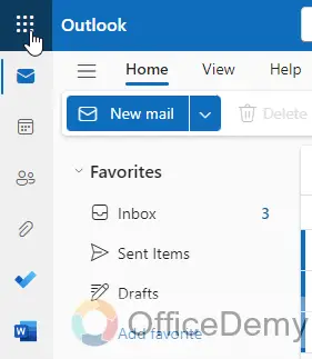 How to access OneDrive from outlook 10