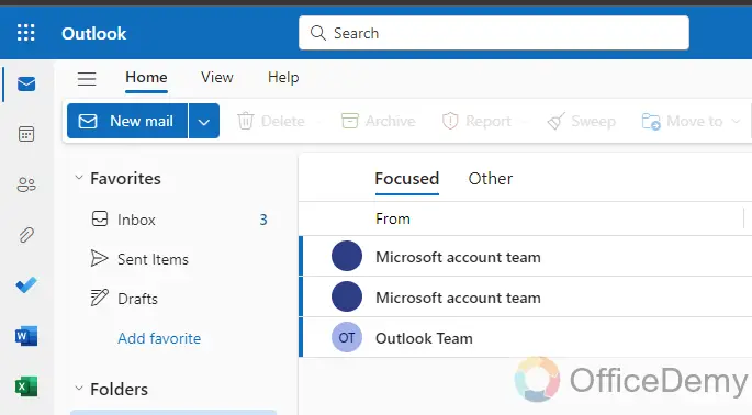 How to access OneDrive from outlook 9