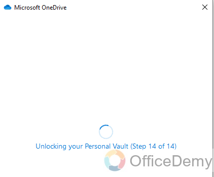 How to lock personal vault in OneDrive 9