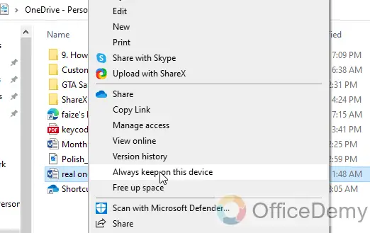 How to make OneDrive files available offline 7