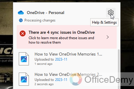 How to turn off OneDrive Memories 3