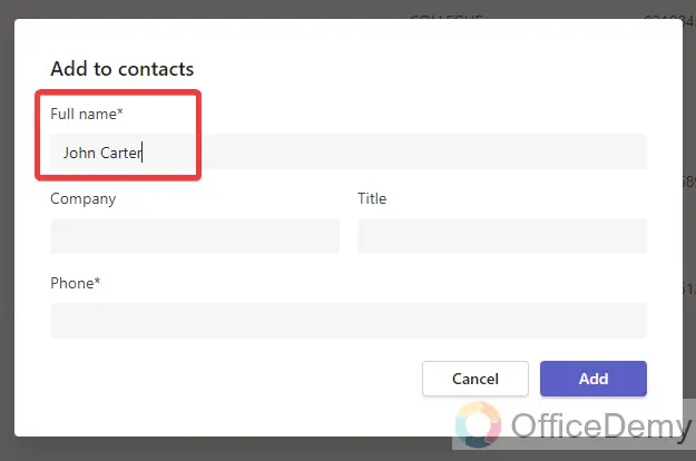 how to add contacts to microsoft teams 5