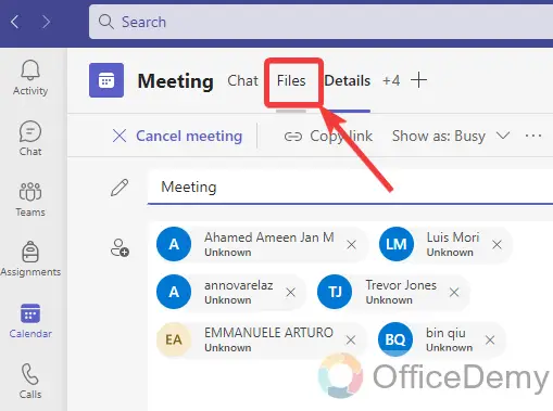 how to attach file in microsoft teams meeting invite 2