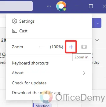 how to change font size in microsoft teams 2