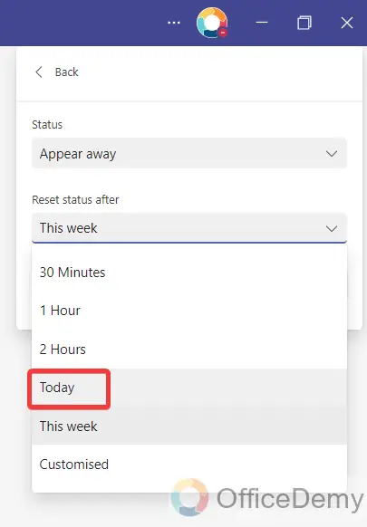 how to change the inactivity timeout in microsoft teams 8