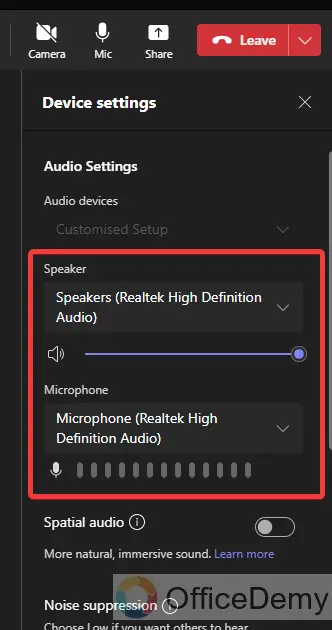 how to enable sound in microsoft teams 10
