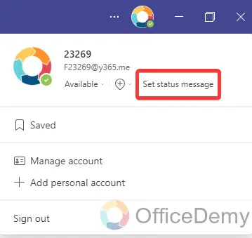 how to set out of office in microsoft teams 9