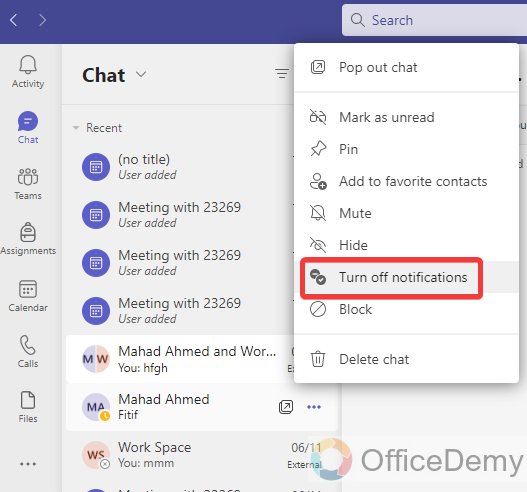 how to turn off microsoft teams notifications 11