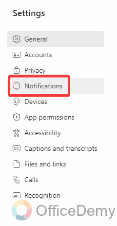 how to turn off microsoft teams notifications 3