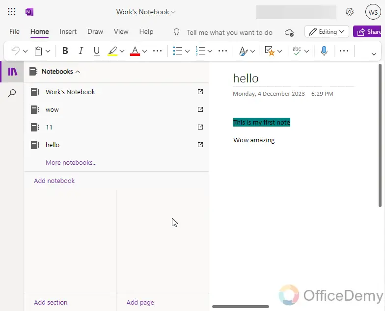How to Add a New Notebook in OneNote 10