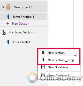 How to Add a New Notebook in OneNote 7