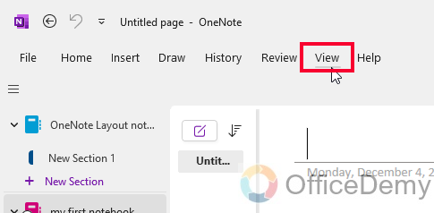 How to Change OneNote Layout 7